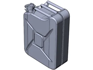 Jerry Can 20 Litres 3D Model