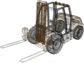 Forklift 3D Model