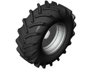 Tractor Wheel 710-70 R38 - MB10 3D Model