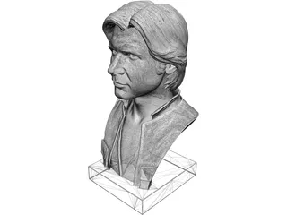 Han Solo Bust 3D Model