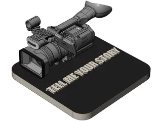 Sony Video Camera 3D Model