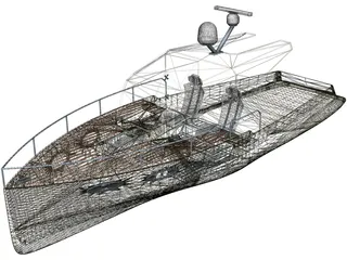 Baycruiser Yacht 3D Model
