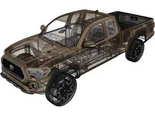 Toyota Tacoma TRD (2016) 3D Model