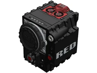 Red Epic Dragon 6K Camera 3D Model