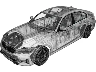 BMW 3-Series (2020) 3D Model
