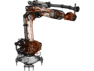 KUKA Quantec KR-120 R2700-2 3D Model