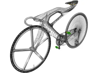 Road Bike Concept 3D Model