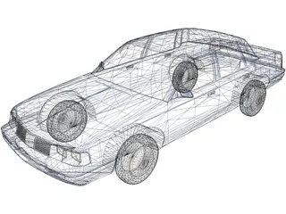 Oldsmobile Cutlass Ciera (1986) 3D Model