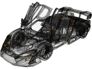 McLaren Senna (2019) 3D Model