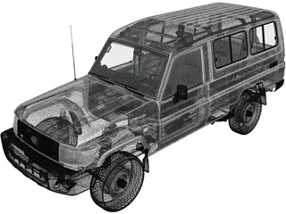 Toyota Land Cruiser (2010) 3D Model