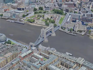 London City, UK (2019) 3D Model