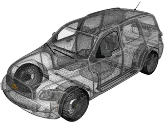 Chevrolet HHR Panel Van (2011) 3D Model