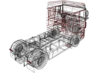 DAF XF 3D Model