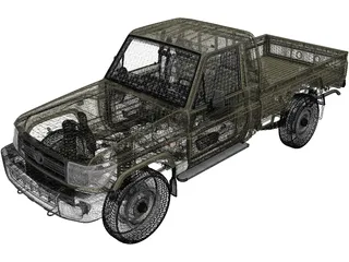 Toyota Land Cruiser [J71] 3D Model