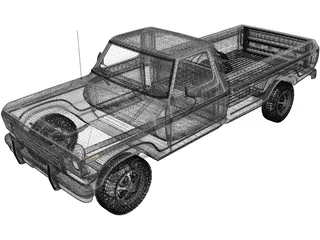 Ford F150 (1978) 3D Model