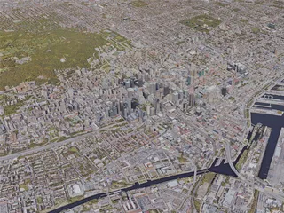 Montreal City, QC, Canada (2019) 3D Model