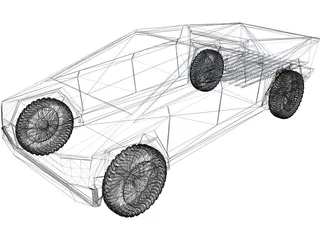 Tesla Cybertruck 3D Model