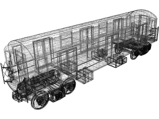 Subway Car 3D Model