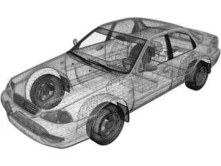 Kia Clarus (1998) 3D Model
