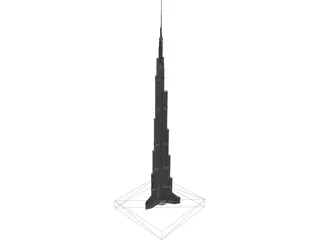 Burj Khalifa 3D Model