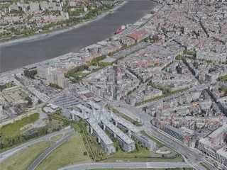 Antwerp City, Belgium (2019) 3D Model