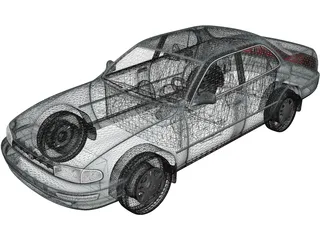 Toyota Camry (1992) 3D Model