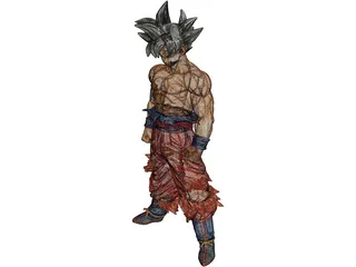 Goku Ultra 3D Model