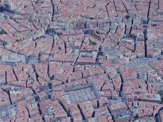 Madrid City, Spain (2019) 3D Model