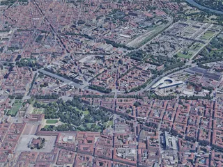 Turin City, Italy (2019) 3D Model