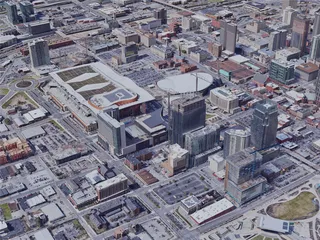 Nashville City, TN, USA (2019) 3D Model