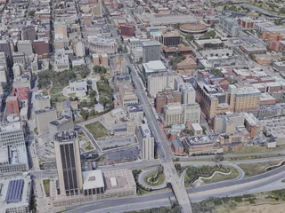 Richmond City, VA, USA (2019) 3D Model