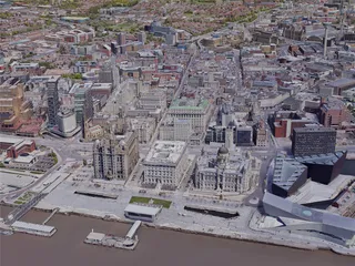 Liverpool City, UK (2019) 3D Model