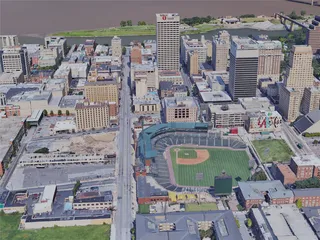 Memphis City, TN, USA (2019) 3D Model