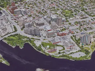 Ottawa City, ON, Canada (2019) 3D Model