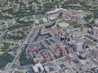Pittsburgh City, PA, USA (2019) 3D Model