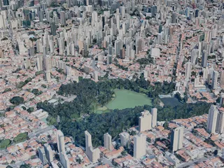 Sao Paulo City, Brazil (2019) 3D Model