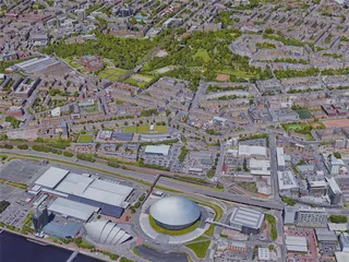 Glasgow City, UK (2019) 3D Model