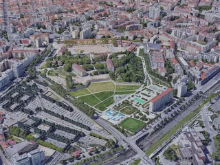 Lyon City, France (2019) 3D Model
