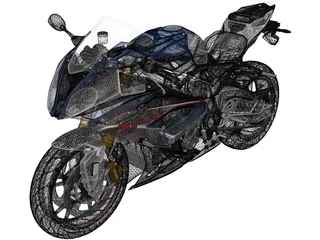 BMW S 1000 RR (2018) 3D Model