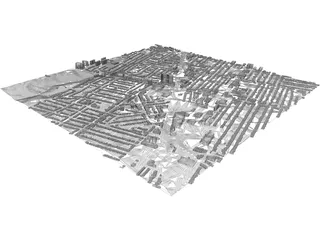 Toronto City Block 3D Model