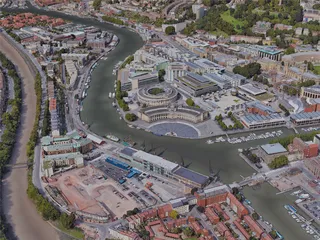 Bristol City, UK (2019) 3D Model