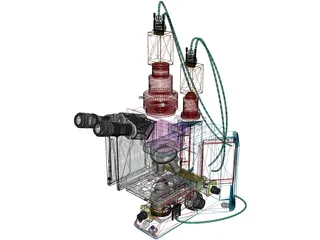 Olympus Microscope 3D Model