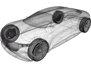 Mercedes-Benz Vision EQS (2019) 3D Model
