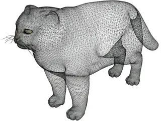 Pallas Cat 3D Model