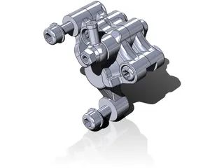 Formula Mountain Bike Brake Caliper 3D Model