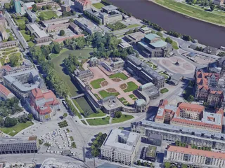 Dresden City, Germany (2019) 3D Model