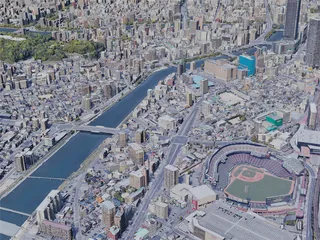 Hiroshima City, Japan (2019) 3D Model