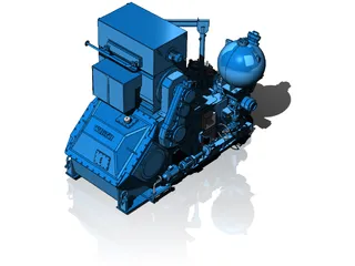 Pressure Pump 3D Model