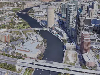 Tampa City, FL, USA (2019) 3D Model