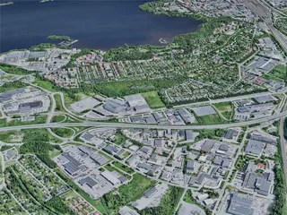 Tampere City, Finland (2019) 3D Model